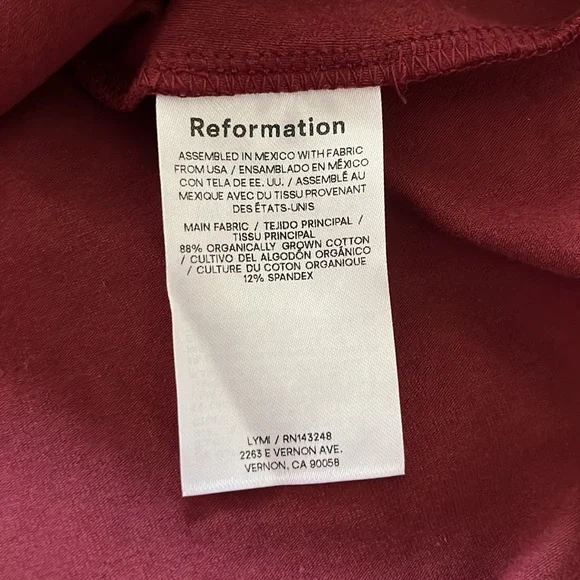 NEW Reformation Mayve Knit Dress Size XL - Picture 6 of 6